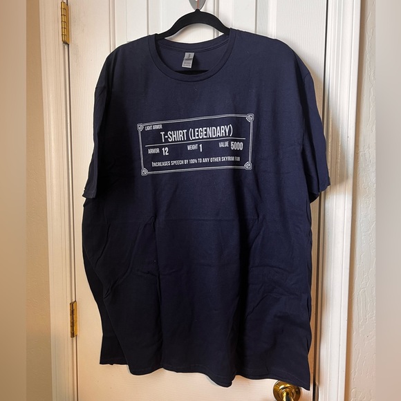 Legendary Item T-Shirt Men's T-Shirt Blue XX-Large NWOT - Picture 1 of 8